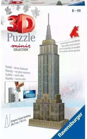 Puzzle 3D Mini budowle. Empire State Building - Ravensburger