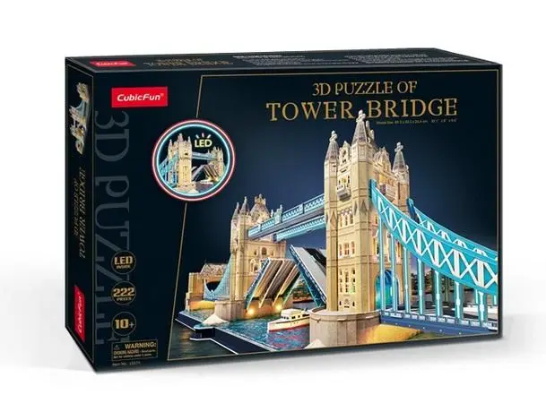 Puzzle 3D Tower Bridge LED - Cubic Fun