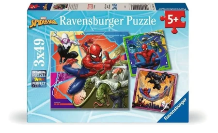 Puzzle 3x49 Spiderman - Ravensburger