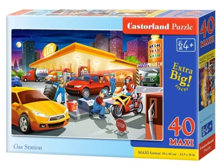 Puzzle 40 maxi - Gas Station CASTOR - Castorland