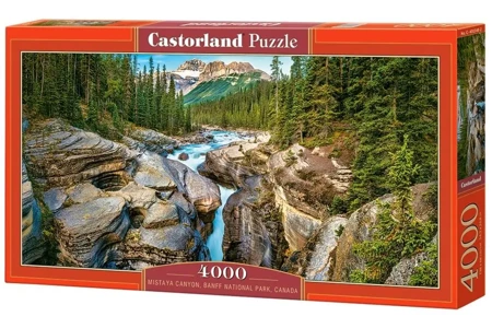 Puzzle 4000 Mistaya Canyon, Banff CASTOR - Castorland