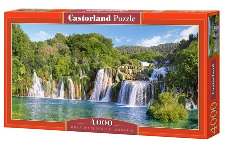 Puzzle 4000 Wodospady Krka - Chorwacja CASTOR - Castorland