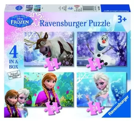 Puzzle 4w1 Kraina Lodu - Ravensburger