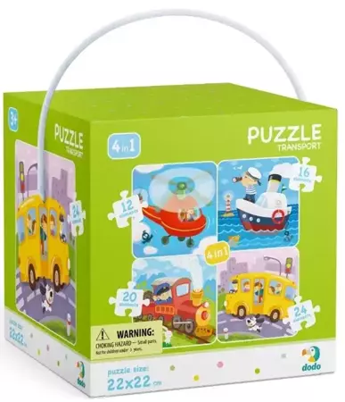Puzzle 4w1 Transport - Dodo