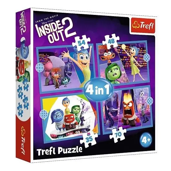 Puzzle 4w1 W głowie się nie mieści 2 TREFL