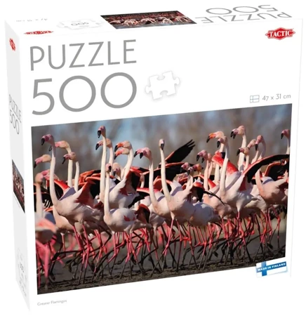 Puzzle 500 Duże flamingi - Tactic