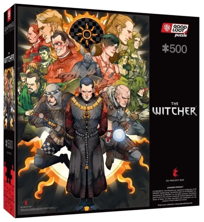 Puzzle 500 Gaming: The Witcher Nilfgaard - Good Loot