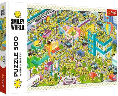 Puzzle 500 Gdzie jest Smiley? - Trefl