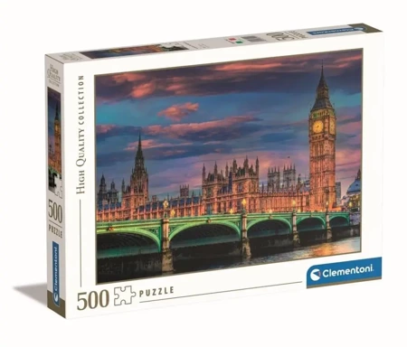 Puzzle 500 HQ The London Parliament - Clementoni