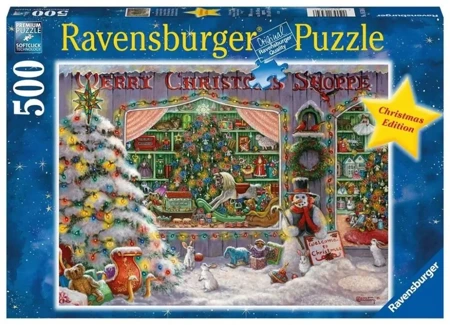 Puzzle 500 Sklep świąteczny - Ravensburger