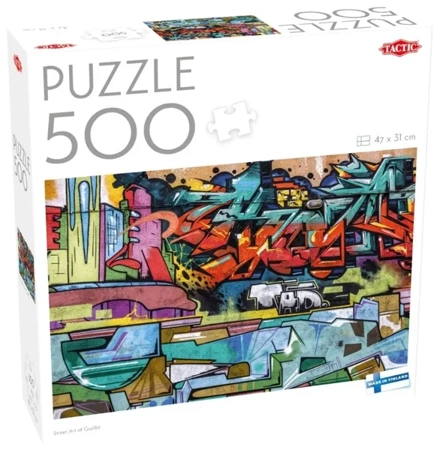 Puzzle 500 Sztuka uliczna graffiti - Tactic