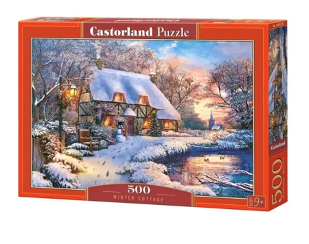 Puzzle 500 Winter Cottage CASTOR - Castorland