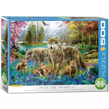 Puzzle 500 Wolf Lake Fantasy 6500-5360 - Eurographics