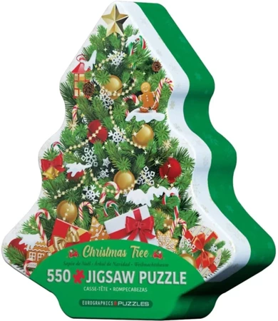 Puzzle 550 TIN Christmas Tree 8551-5663 - Eurographics