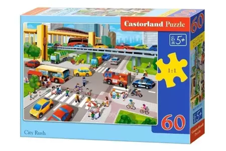 Puzzle 60 City Rush CASTOR - Castorland