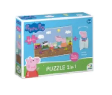 Puzzle 60 Peppa Pig with charater figure - Dodo