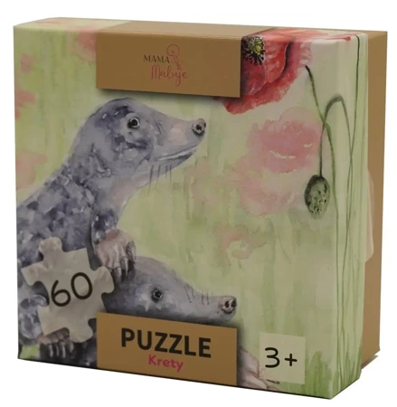 Puzzle 60el Krety - Mama Maluje