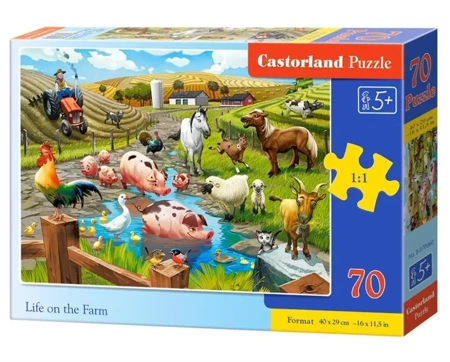 Puzzle 70 Life on the Farm CASTOR - Castorland