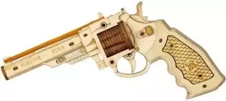 Puzzle Drewniane 3D Pistolet M60 - Nice Idea