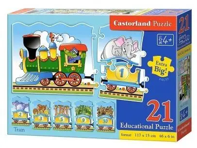 Puzzle Edukacyjne - Train CASTOR - Castorland