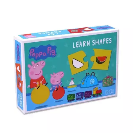 Puzzle Naucz się Kształtów Zestaw 10 układanek - Barbo Toys