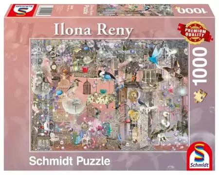 Puzzle PQ 1000 Ilona Reny Różowe piękno G3 - Schmidt
