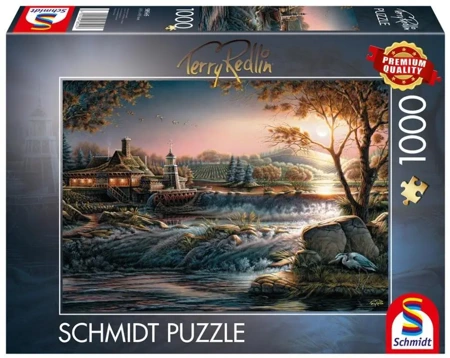 Puzzle PQ 1000 Terry Redlin Światła na peryfer. G3 - Schmidt