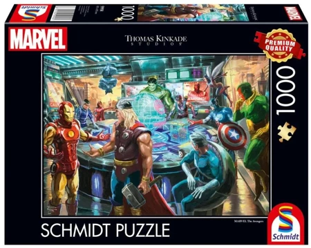 Puzzle PQ 1000 Thomas Kinkade Avengers Marvel G3 - Schmidt