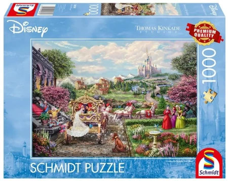 Puzzle PQ 1000 Thomas Kinkade Kopciuszek Disney G3 - Schmidt