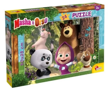 Puzzle Plus 24 Masza i Niedźwiedź 2 - Lisciani