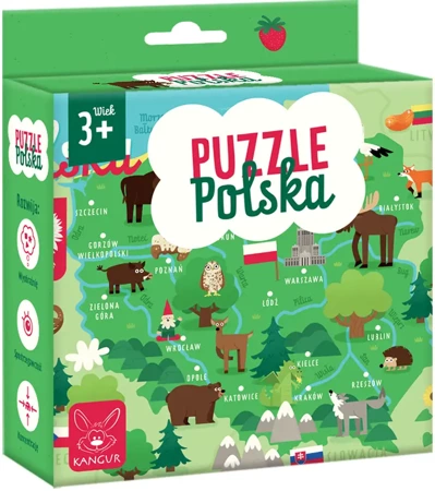 Puzzle Polska 3+ - Kangur