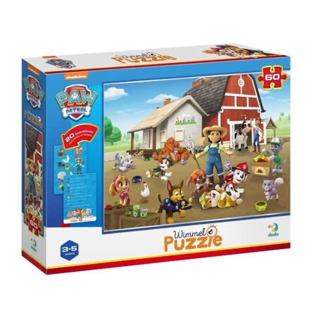 Puzzle Wimmel 60 Psi Patrol Na farmie - Dodo