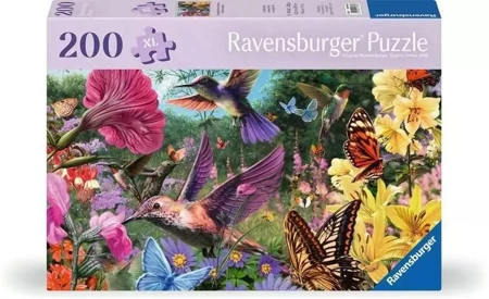 Puzzle XL 200 Kwiaty i motyle - Ravensburger