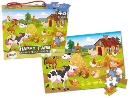 Puzzle dla dzieci Farma Zwierzęta 48el - Leantoys
