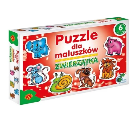 Puzzle dla maluszków - zwierzątka ALEX - Alexander