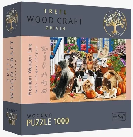 Puzzle drewniane 1000 Psia przyjaźń TREFL