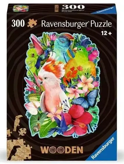 Puzzle drewniane 300 Ptaki - Ravensburger