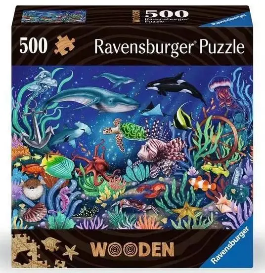 Puzzle drewniane 500 Podwodny świat - Ravensburger