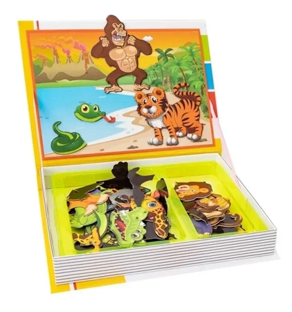 Puzzle magnetyczne - safari - Askato