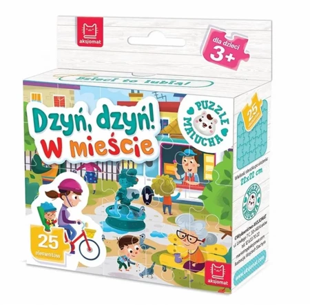 Puzzle malucha. Dzyń, dzyń! W mieście - Aksjomat