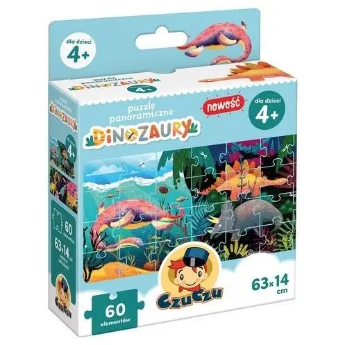 Puzzle panoramiczne Dinozaury - Bright Junior Media