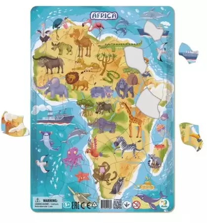Puzzle ramkowe 53 Afryka - Dodo