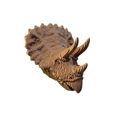 Puzzle ścienne 3D kartonowe - Triceratops - Cartonic