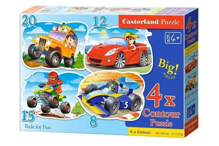 Puzzle x 4 - Ride for fun CASTOR - Castorland