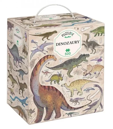 Puzzlove CzuCzu Dinozaury 500 el. puzzle rodzinne - Bright Junior Media