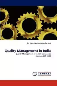 Quality Management in India - Jani Hareshkumar Jayantilal