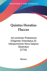 Quintus Horatius Flaccus - Horace