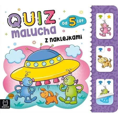 Quiz malucha z naklejkami od 5 lat - praca zbiorowa