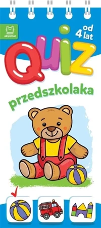 Quiz przedszkolaka z misiem od 4 lat - Anna Podgórska