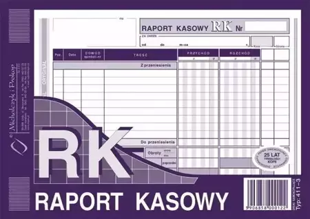 RK Raport kasowy 411-3 - Michalczyk i Prokop